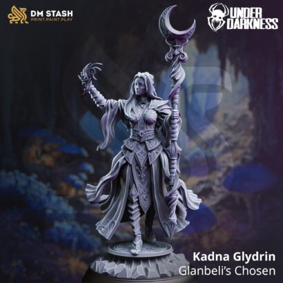 Kadna Glydrin - Glanbeli’s Chosen | DM-Stash | Miniatur | Tabletop |Lifting the Veil Pt ll - Under Darkness| Cleric | DnD 5e + Datenblatt