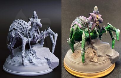Duke Conrad - Drider | DM-Stash | 3D-Druck-Miniatur | Tabletop |Lifting the Veil Pt ll - Under Darkness| Drider | DnD 5e + Datenblatt