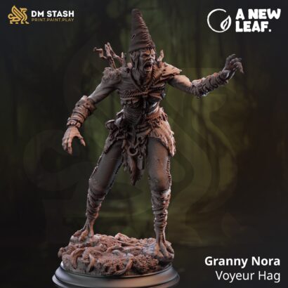 Granny Nora - Voyeur Hag | DM-Stash | 3D-Miniatur|Tabletop|Lifting the Veil Pt lll - A New Leaf| Hag |DnD 5e+Datenblatt
