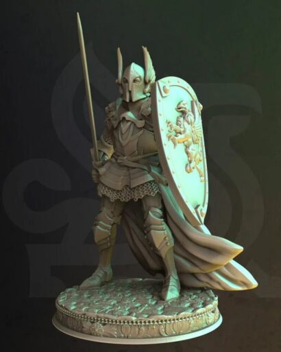 Sergeant – Silus | DM-Stash | Miniatur | Rollenspiel | Tabletop | Ritter | Krieger | DnD 5e + Datenblatt