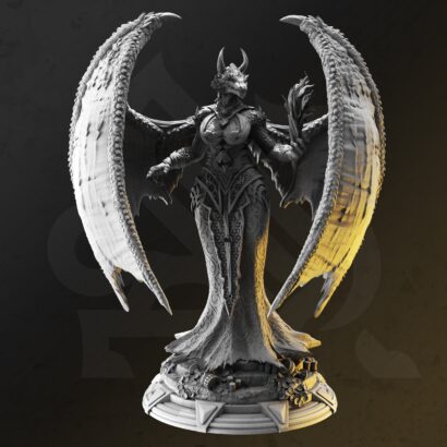 Tharvaya - Dragon Warlock | DM-Stash | Miniatur | Rollenspiel | Tabletop | Dragonborn | Warlock | DnD 5e + Datenblatt