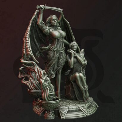 Erys – Vampiric Seductress | DM-Stash | Miniatur | Rollenspiel | Tabletop | Vampier | DnD 5e + Datenblatt