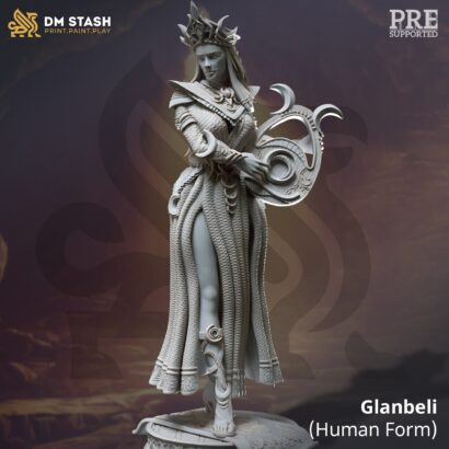 Glanbeli-Human-Form|DM-Stash - The Dragon Pact|3D-Miniatur|Tabletop|DnD 5e+Datenblatt|Miniature|Mensch