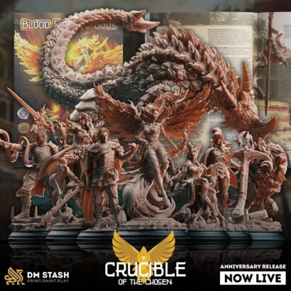 Komplettset: Crucible of the Chosen|Abenteuer+Figuren|DM-Stash|Tabletop|DnD 5e+Abenteuer|Minis|OnseShot|Kampagnen Modul|Dungeon&Dragons