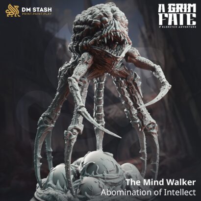 The Mind Walker - Abomination of Intellect | DM-Stash |Miniatur| Tabletop | lll Omens - A Grim Fate|DnD 5e + Datenblatt | Ungetüm