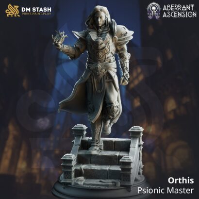 Orthis - Psionic Master|DM-Stash|3D-Miniatur|Tabletop| lll Omens-Part 3: Aberrant Ascension|DnD 5e+Datenblatt|Eldritch Adventure