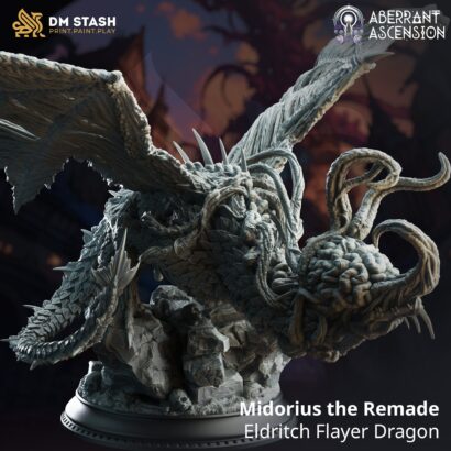 Midorius the Remade-Eldritch Flayer Dragon|DM-Stash|3D-Miniatur| lll Omens-Part 3: Aberrant Ascension|DnD 5e+Datenblatt|Eldritch Adventure