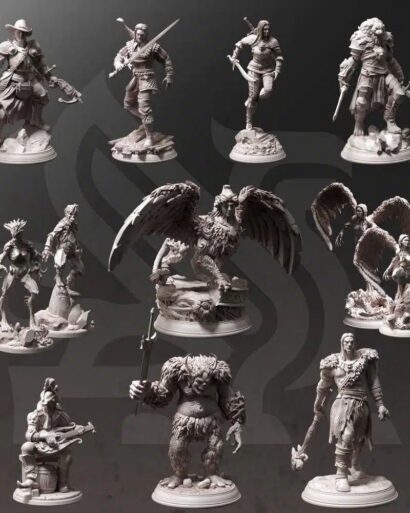 Komplettset:Arisen Depths 1-Hex Hunters of Brightstone|Abenteuer+Figuren|DM-Stash|Tabletop|DnD 5e+Abenteuer|Kampagnen Modul|Dungeon&Dragons