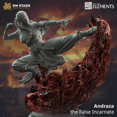 Andraza the False Incarnate |DM-Stash|3D-Miniatur|Tabletop| War of the Elements - The Rupture Pt. 1 |DnD 5e+Datenblatt