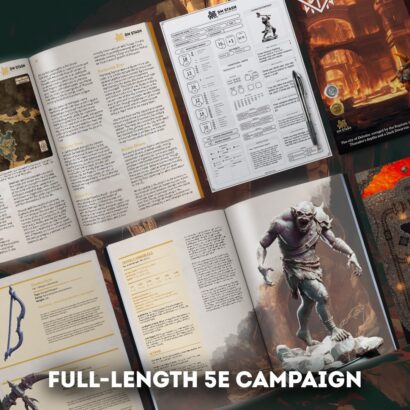 Komplettset - The Rupture Pt ll: Dwarves of the Deep | Abenteuer Lvl 4-6 | DM-Stash |Miniaturen|Tabletop | |DnD 5e+Abenteuer (gedruckt)