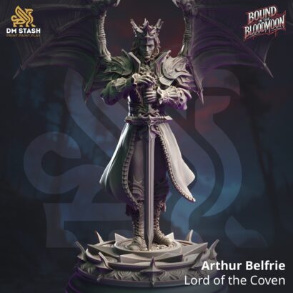 Arthur Belfrie - Lord of the Coven |DM-Stash| 3D-Miniatur | Tabletop |Rupture Pt III - Bound in the Bloodmoon|Knight|DnD 5e+Datenblatt