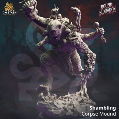Shambling Corpse Mound |DM-Stash| 3D-Miniatur | Tabletop |Rupture Pt III - Bound in the Bloodmoon|Knight|DnD 5e+Datenblatt