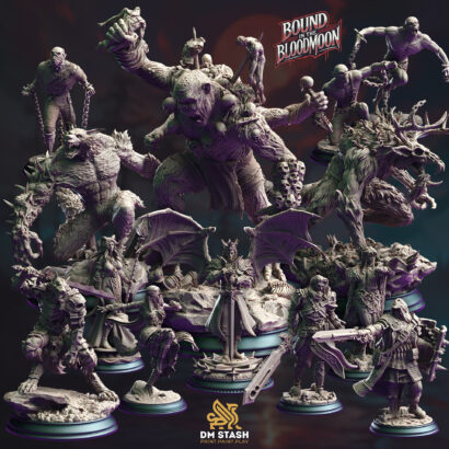 Komplettset:Rupture PtIII-Bound in the Bloodmoon|Abenteuer+Figuren+Karten+MonsterDaten|DM-Stash|DnD5e|Kampagnen Modul|Dungeon&Dragons