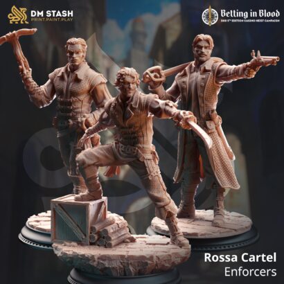 Rossa Cartel Enforcers |DM-Stash| 3D-Miniatur | Tabletop |Betting in Blood|thiefs|DnD 5e+Datenblatt