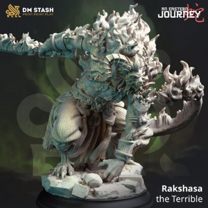 Rakshasa the Terrible|3D-Minis|32mm|40mm|DM-Stash|An Eastern Journey|DnD5e+Datenblatt