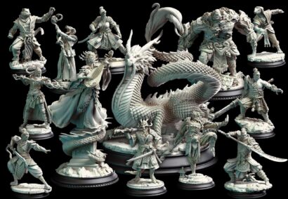 Komplettset - An Eastern Journey | Abenteuer Lvl 6-7 | DM-Stash |Miniaturen|Tabletop|Minis|DnD 5e+Abenteuer (gedruckt|printed)