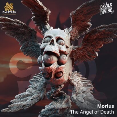Morius - The Angel of Death|DM-Stash|3D-Miniatur|Tabletop|Feet first into Hell|DnD 5e+Datenblatt|Angel