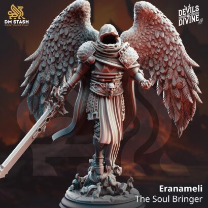 Eranameli - The Soul Bringer|DM-Stash|3D-Miniatur|Tabletop|Feet First Into Hell|Engel|Angel|DnD 5e+Datenblatt