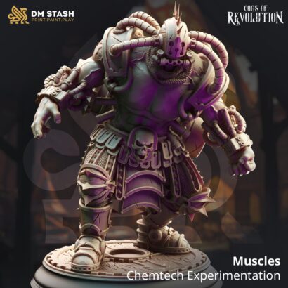 Muscles  - Chemtech Experimentation |3D-Minis|32mm|40mm|DM-Stash| Cogs of Revolution | DnD5e+Datenblatt | Steampunk |Miniature