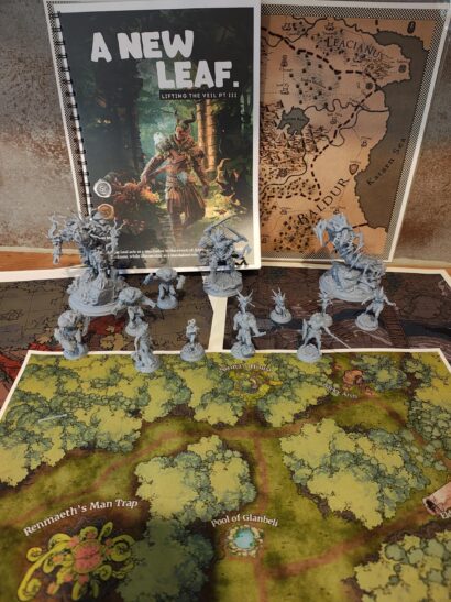 Komplettset: Lifting the Veil Pt lll - A New Leaf | Komplett Set + Abenteuer Lvl 6+ | DM-Stash |Miniatur| Tabletop |DnD 5e+Abenteuer