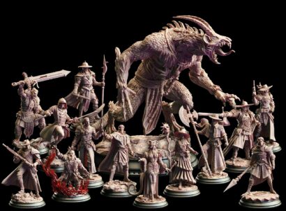 Komplettset Liberty of Death Pt ll - The Baldurian Inquisition | Abenteuer Lvl 5-6 | DM-Stash Miniaturen für DnD 5e & RPG-Fans!