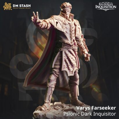 Varys Farseeker Psionic Dark Inquisitor |DM-Stash|3D-Miniatur|Tabletop|The Baldurian Inquisition - Liberty of Death Pt ll |DnD 5e+Datenblatt