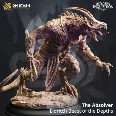 The Absolver Eldritch Beast of the Depths |DM-Stash|3D-Miniatur|Tabletop|The Baldurian Inquisition-Liberty of Death Pt ll |DnD 5e+Datenblatt