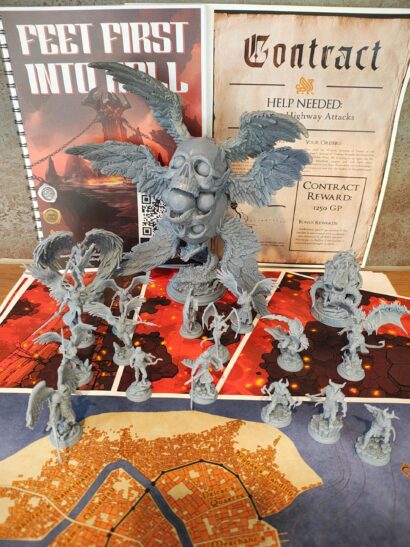 Komplettset 01.2025 - Feet First Into Hell  | Abenteuer Lvl 7–8  | DM-Stash |Miniaturen|Tabletop | |DnD 5e+Abenteuer (gedruckt)