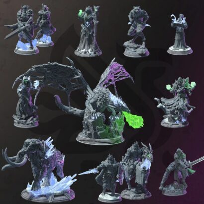 Komplettset "The Thawing Dead - The Falling Moon Saga Teil 2 von 3" | Abenteuer Lvl 8 - 10 | DM-Stash Miniaturen für DnD 5e & RPG-Fans!