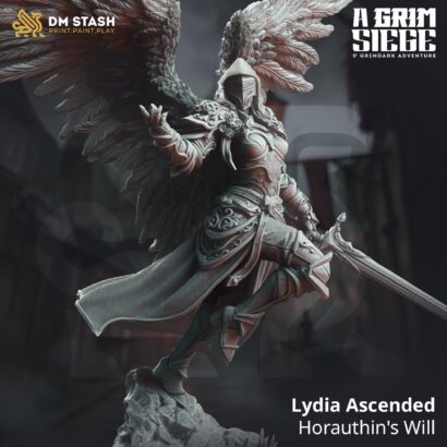 Lydia Ascended - Horauthin_s Will |3D-Minis|32mm|40mm|DM-Stash|A Grim Siege|DnD5e+Datenblatt|Miniature|DnD-Mini|Grimdark