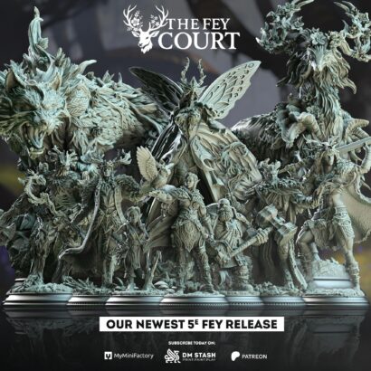Komplettset "The Fey Court-Finders-Keepers |Abenteuer Lvl 3-5|DM-Stash Miniaturen DnD 5e & RPG-Fans!