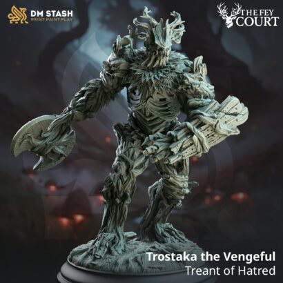 Trostaka the Vengeful - Treant of Hatred|DM-Stash|3D-Miniatur|Tabletop|The Fey Court |Treant |Feywalker|DnD 5e+Datenblatt