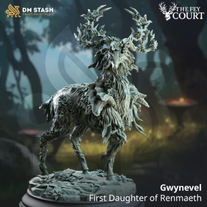 Gwynevel - First Daughter of Renmaeth|DM-Stash|3D-Miniatur|Tabletop|The Fey Court |DnD 5e+Datenblatt