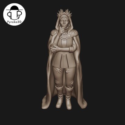 Lady Elara - Herrin des Marktes|Pyro3D|Geschichten von Turgon|3D-Miniatur|Tabletop|Syndicat Boss|DnD 5e+Datenblatt