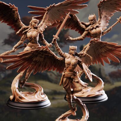 Daughters of Death-Valkyrie Shieldmaidens|DM-Stash|3D-Miniatur|Tabletop|The Red Autumn PtII- Crimson Shadow Over Nordheim|DnD 5e+Datenblatt