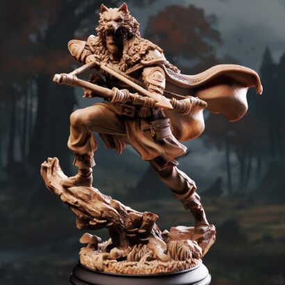 Vidarr Skallgrim - Nordic Hunter| DM-Stash| 3D-Miniatur|Tabletop|The Red Autumn Pt II - Crimson Shadow Over Nordheim|DnD 5e+Datenblatt