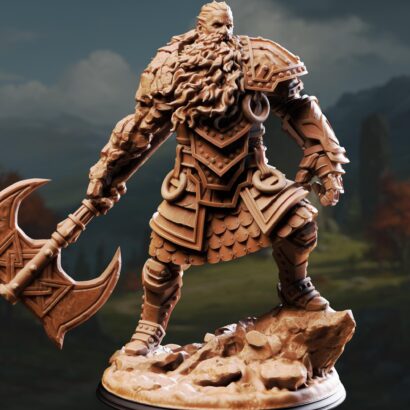 Surtrson - Fire Jötunn (Riese) | DM-Stash |3D-Miniatur|Tabletop|The Red Autumn Pt II - Crimson Shadow Over Nordheim|DnD5e+Datenblatt