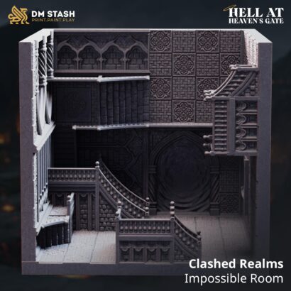 Clashed Realms - Impossible Room (FDM) | DM-Stash | 3D-Miniatur | Tabletop | Gangs of Grimgate| Kneipe | DnD 5e+Datenblatt