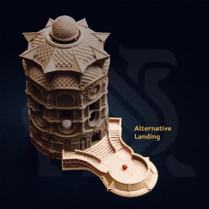 Dice Tower Terrain Set - Spire of Glanion (FDM) | DM-Stash | 3D-Miniatur | Elves of the Golden Sun | DnD | Pathfinder | Daggerheart | DSA