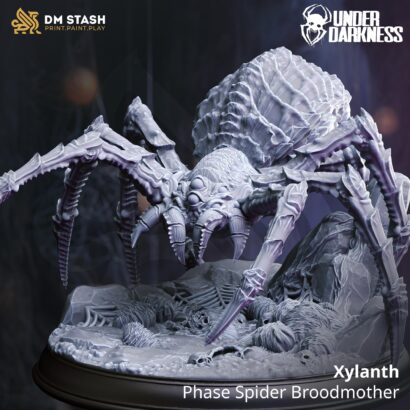 Xalanth| DM-Stash | 3D-Druck-Miniatur | Tabletop |Lifting the Veil Pt ll - Under Darkness| Drider | DnD 5e + Datenblatt