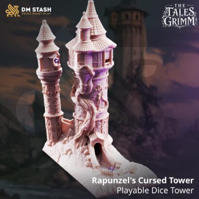 Rapunzel_s Cursed Tower - Playable Dice Tower Terrain - DM-Stash |  Tabletop Dicetower | DnD 5e+Datenblatt